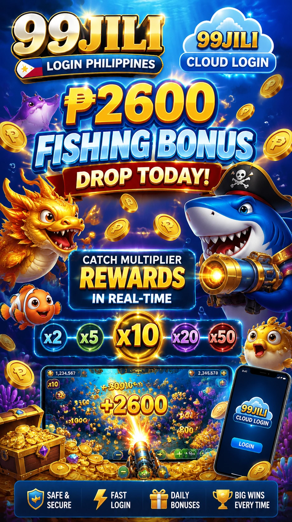 Multiplayer fishing mode preview