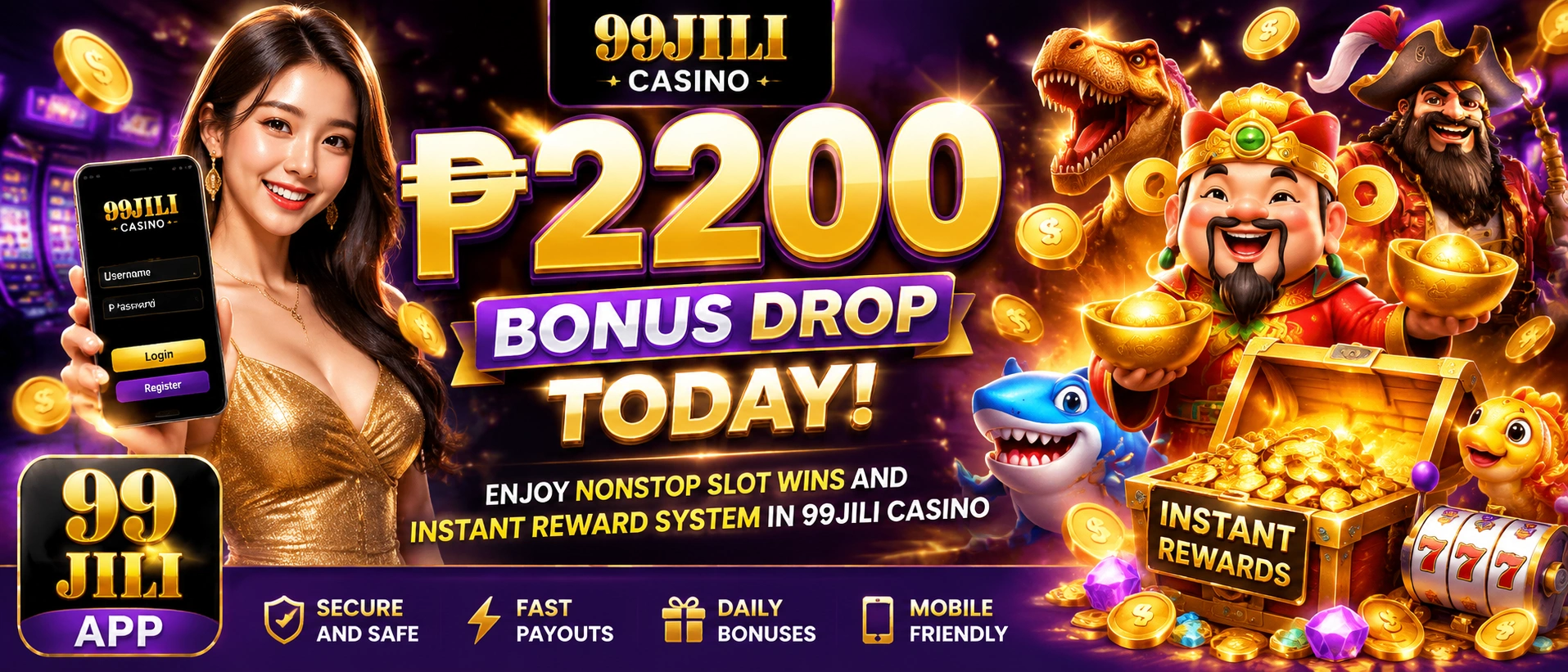 Popular slot game showcase