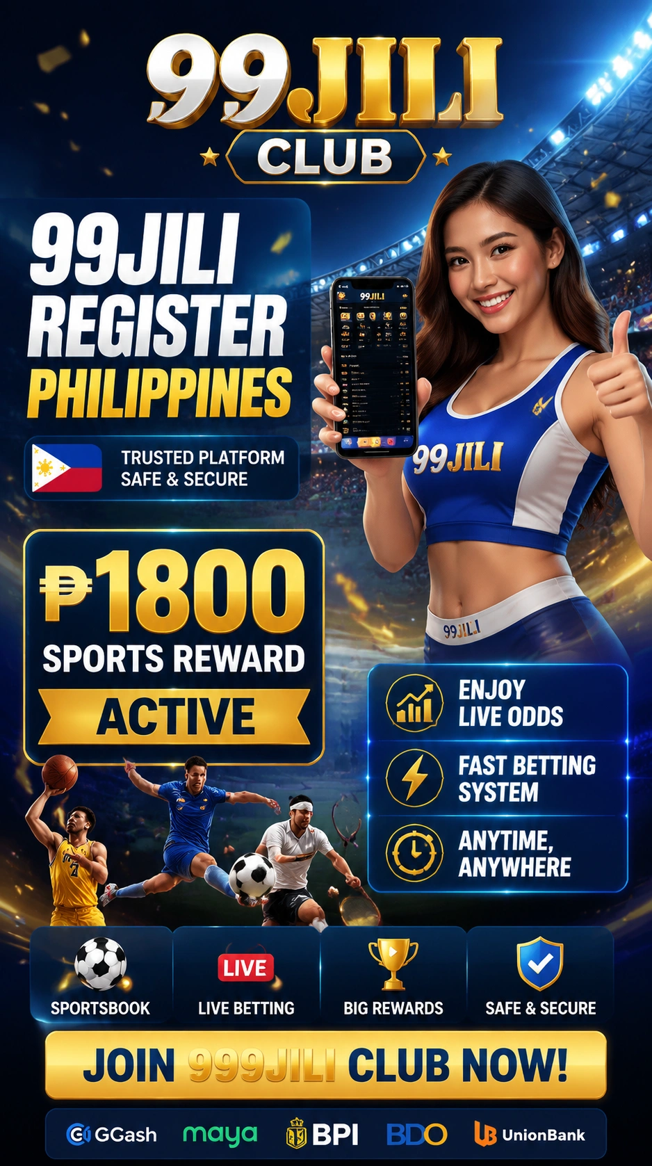 Sports hub promotional banner